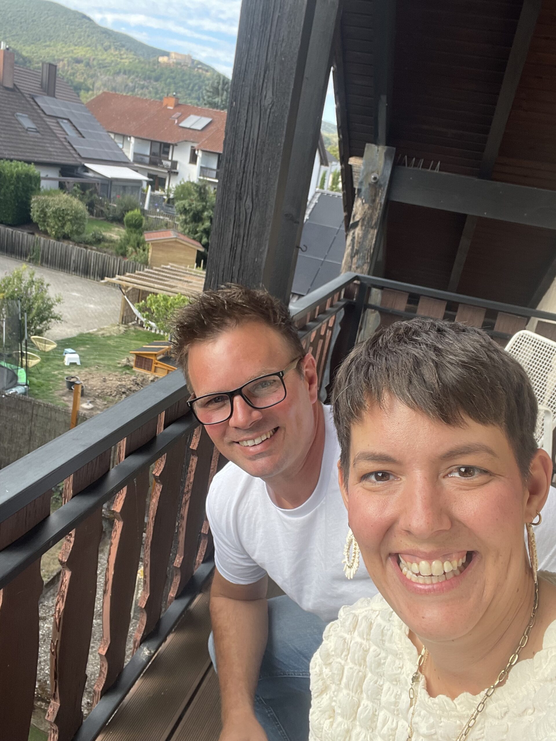 Isabell und Michael Jäger Gastgeber Haus Rosella in Maikammer